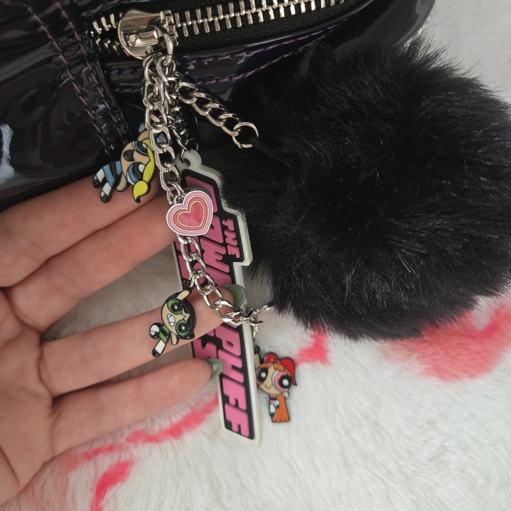 Dolls kill Powerpuff Girls Mojo Jojo Black Shoulder Bag Purse - Picture 4 of 11